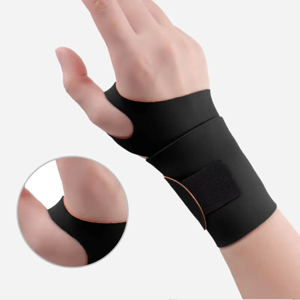 Polswrap™ | Verlicht polspijn direct en voorkom overbelasting bij elke activiteit 1+1 GRATIS