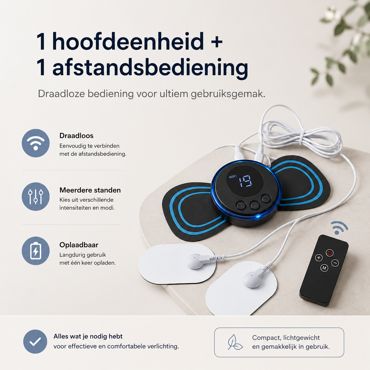 Neurorelief™ | Draagbare Oplossing voor Snelle Spierontspanning & Pijnverlichting!