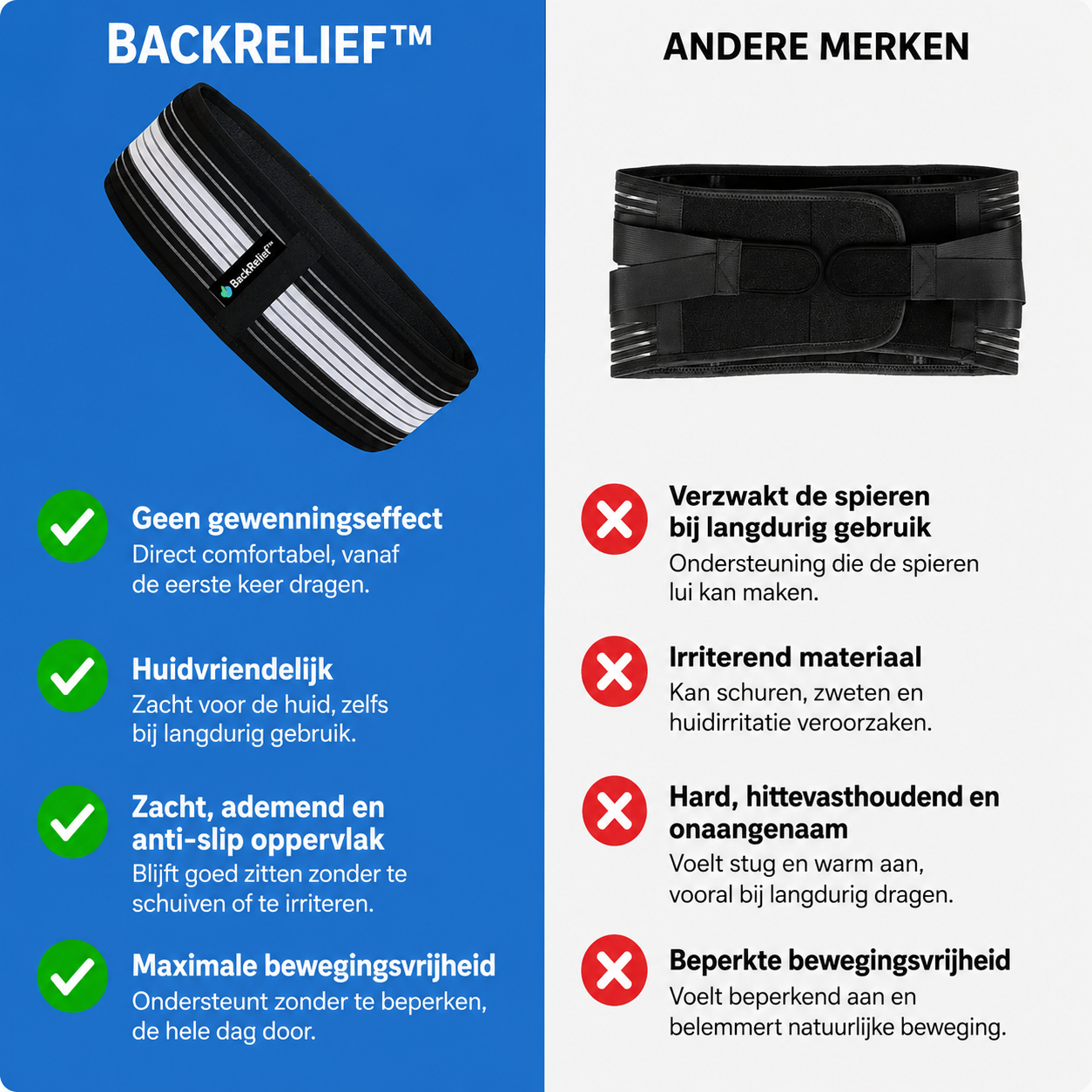 Backrelief™ | Eindelijk verlichting voor onderrug, heupzenuw en SI-gewrichtspijn 1+1 GRATIS