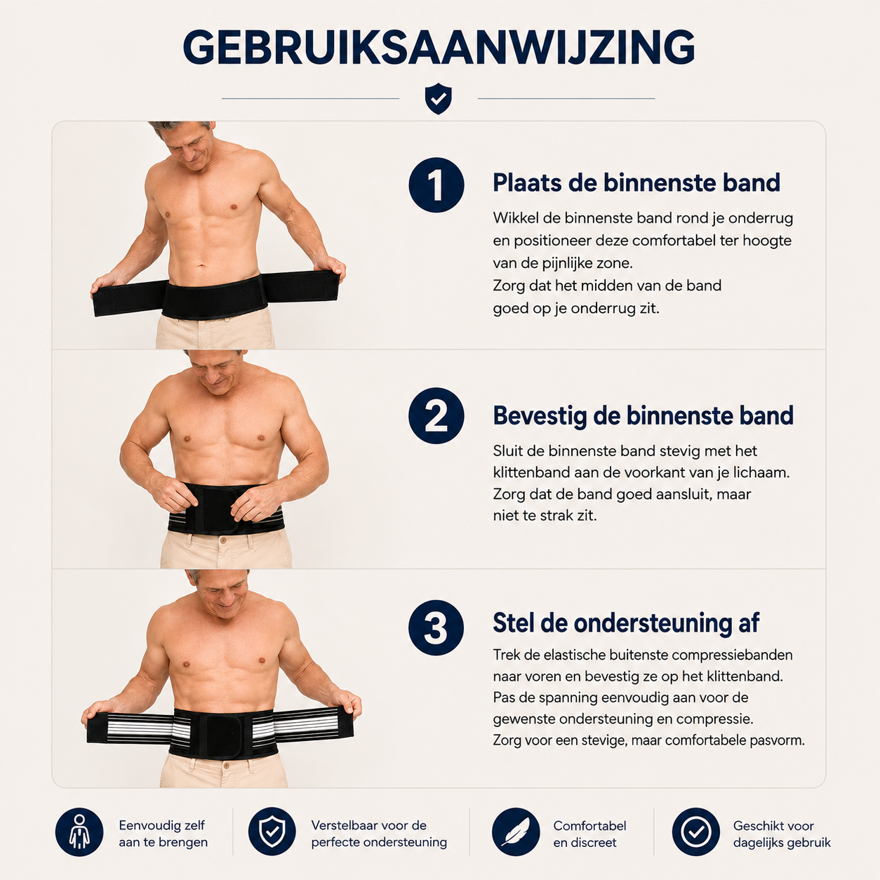 Backrelief™ | Eindelijk verlichting voor onderrug, heupzenuw en SI-gewrichtspijn 1+1 GRATIS