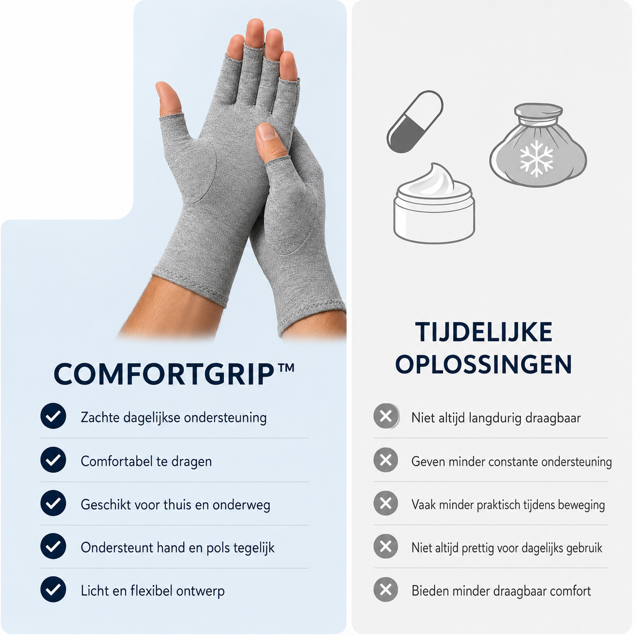 ComfortGrip™ – Compressiehandschoenen voor Meer Comfort & Grip 1+1 GRATIS!