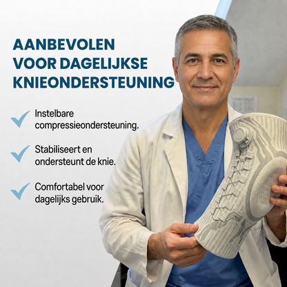 KniecomfortPro™ | Verstelbare Kniecompressie bij Pijn, Stijfheid en Instabiliteit