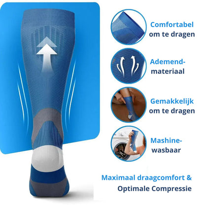 Velaro™ Compressiesokken – Voel Direct Lichtere en Pijnvrije Benen! 1+1 GRATIS
