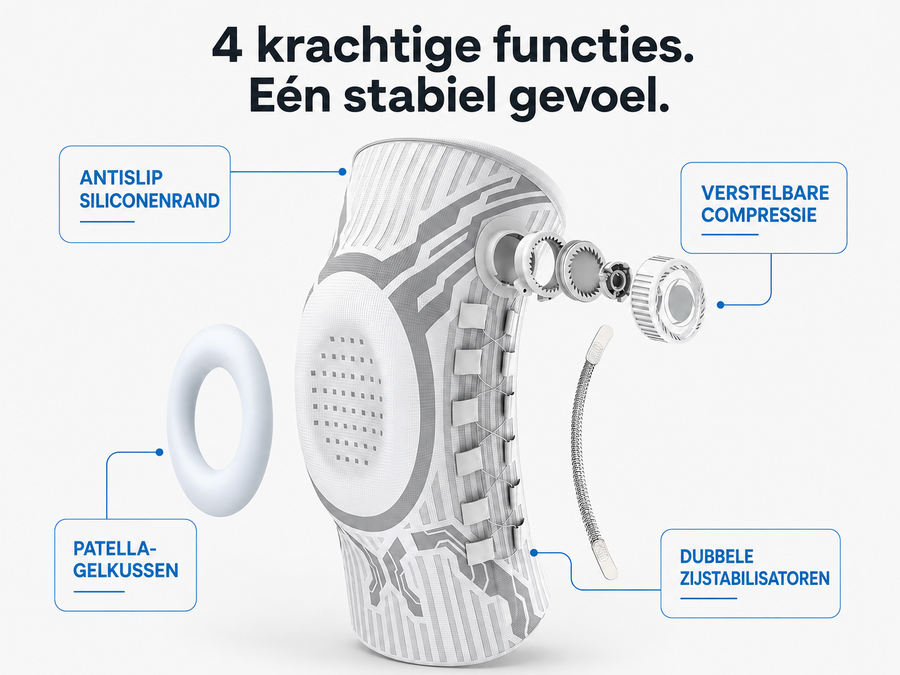 4 krachtige functies. Eén stabiel gevoel.