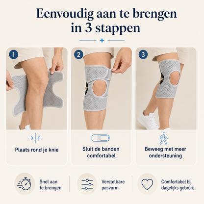 KnieFlex™ | Extra kracht. Extra grip. De extra ondersteuning die je voelt! 1+1 GRATIS!