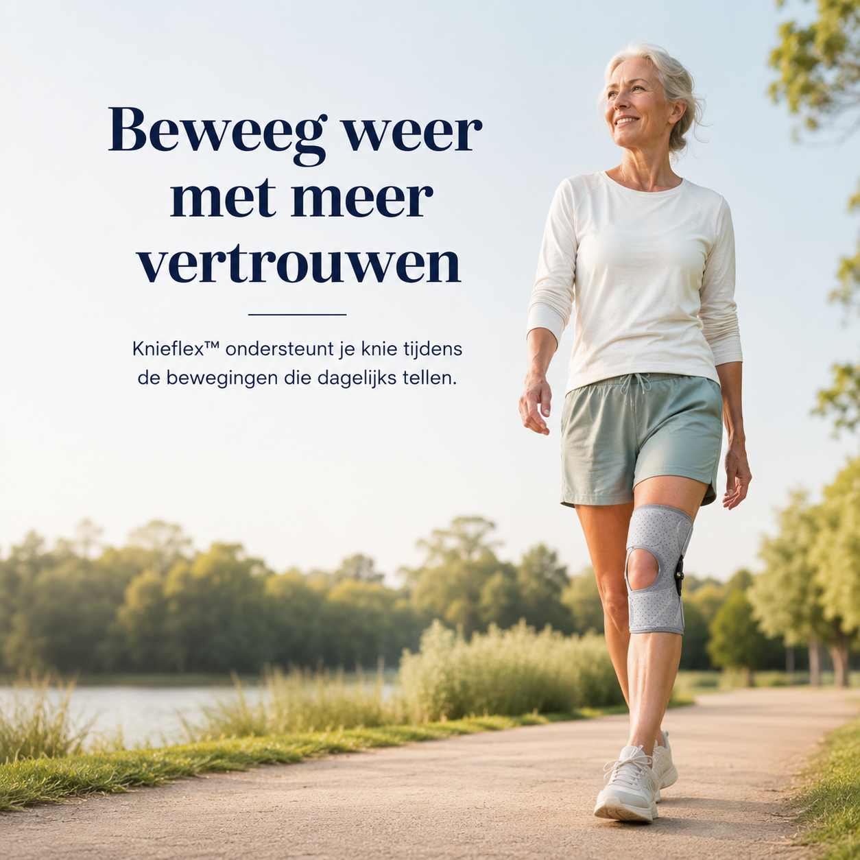 KnieFlex™ | Extra kracht. Extra grip. De extra ondersteuning die je voelt! 1+1 GRATIS!