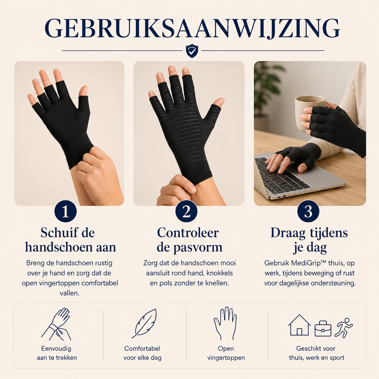 Medigrip™ | Verlichting zonder beperking! 1+1 Gratis