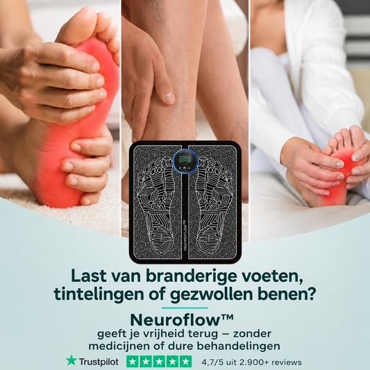 NeuroFlow™ | Loop weer zonder pijn, tintelingen of zware benen, Herstel je doorbloeding in 15 minuten per dag