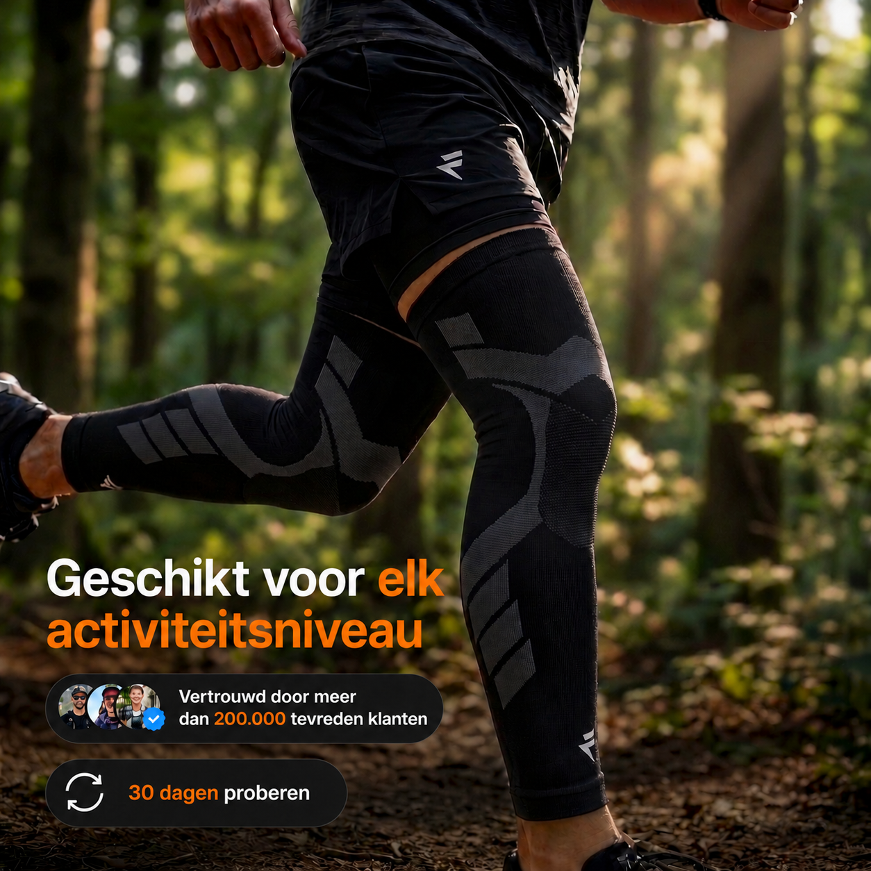 Novasleeve™ | Direct pijnverlichting en meer steun voor pijnlijke knieën en benen! 1+1 GRATIS !