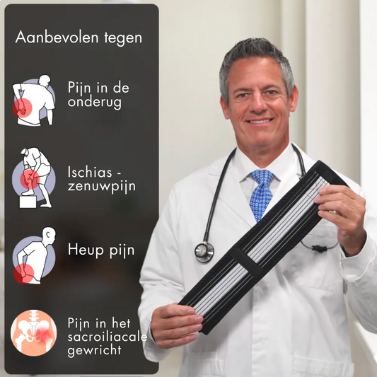 Backrelief™ | Eindelijk verlichting voor onderrug, heupzenuw en SI-gewrichtspijn 1+1 GRATIS