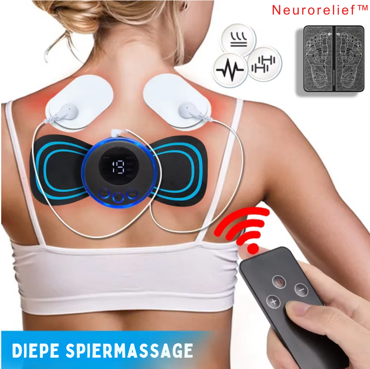 Neurorelief™ | Draagbare Oplossing voor Snelle Spierontspanning & Pijnverlichting!