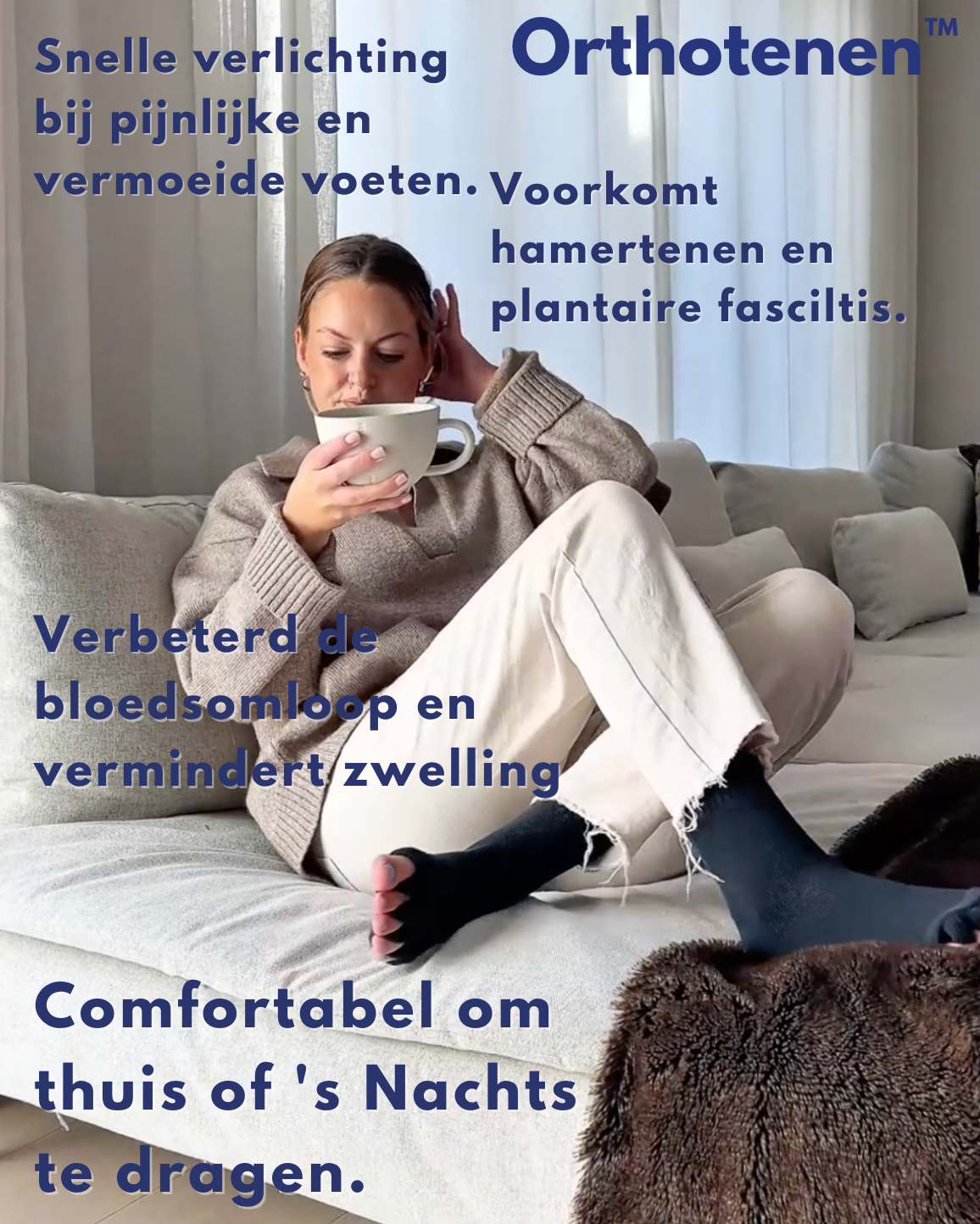 Orthotenen™ Sokken die voetpijn verlichten! 1+1 GRATIS