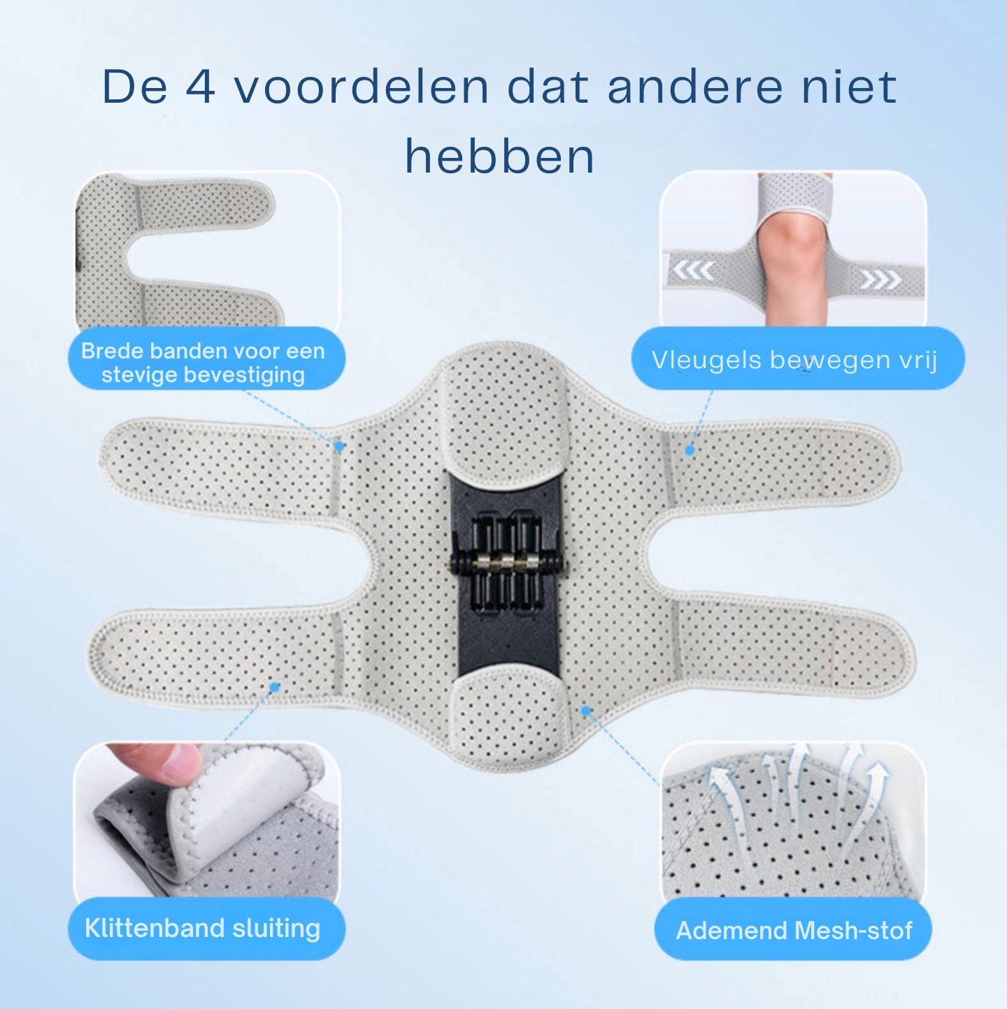 KnieFlex™ | Extra kracht. Extra grip. De extra ondersteuning die je voelt! 1+1 GRATIS!