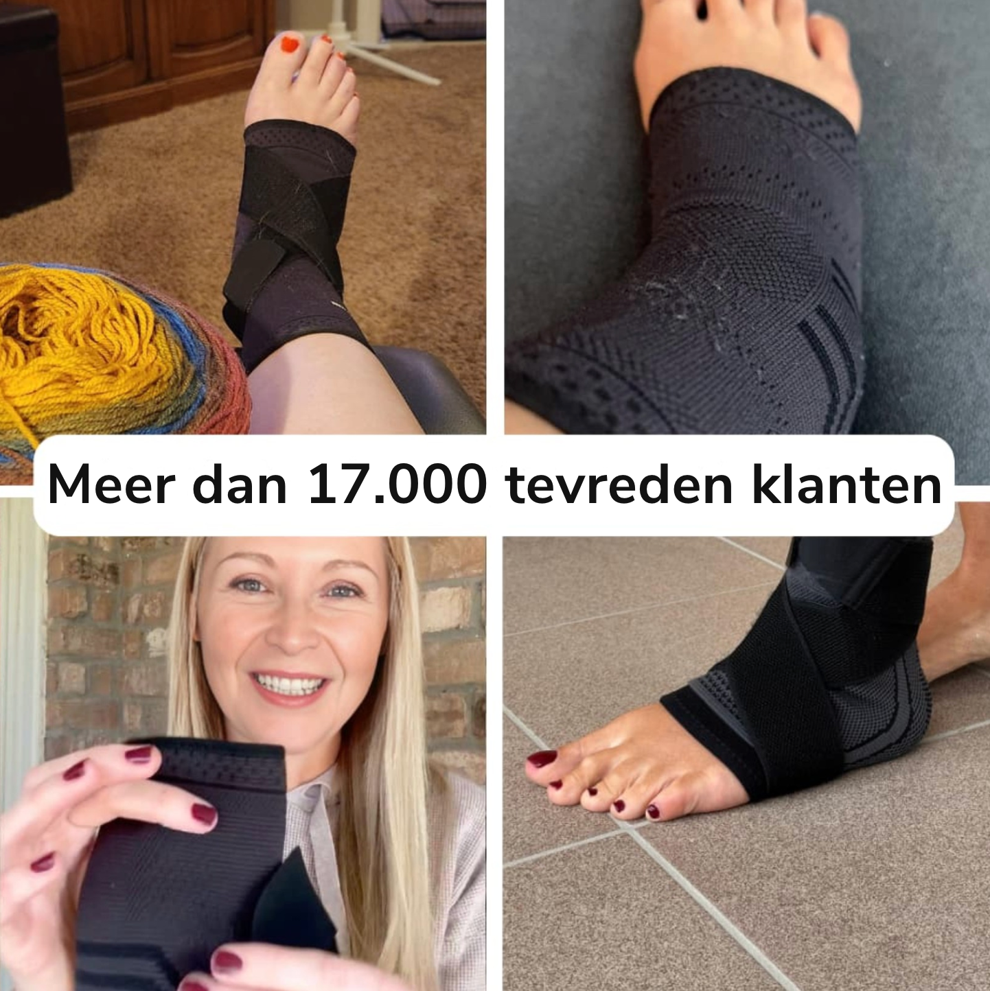 Enkelzeker™ | Loop weer zonder pijn – ervaar directe stabiliteit bij elke stap. 1+1 GRATIS