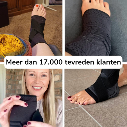 Enkelzeker™ | Loop weer zonder pijn – ervaar directe stabiliteit bij elke stap. 1+1 GRATIS