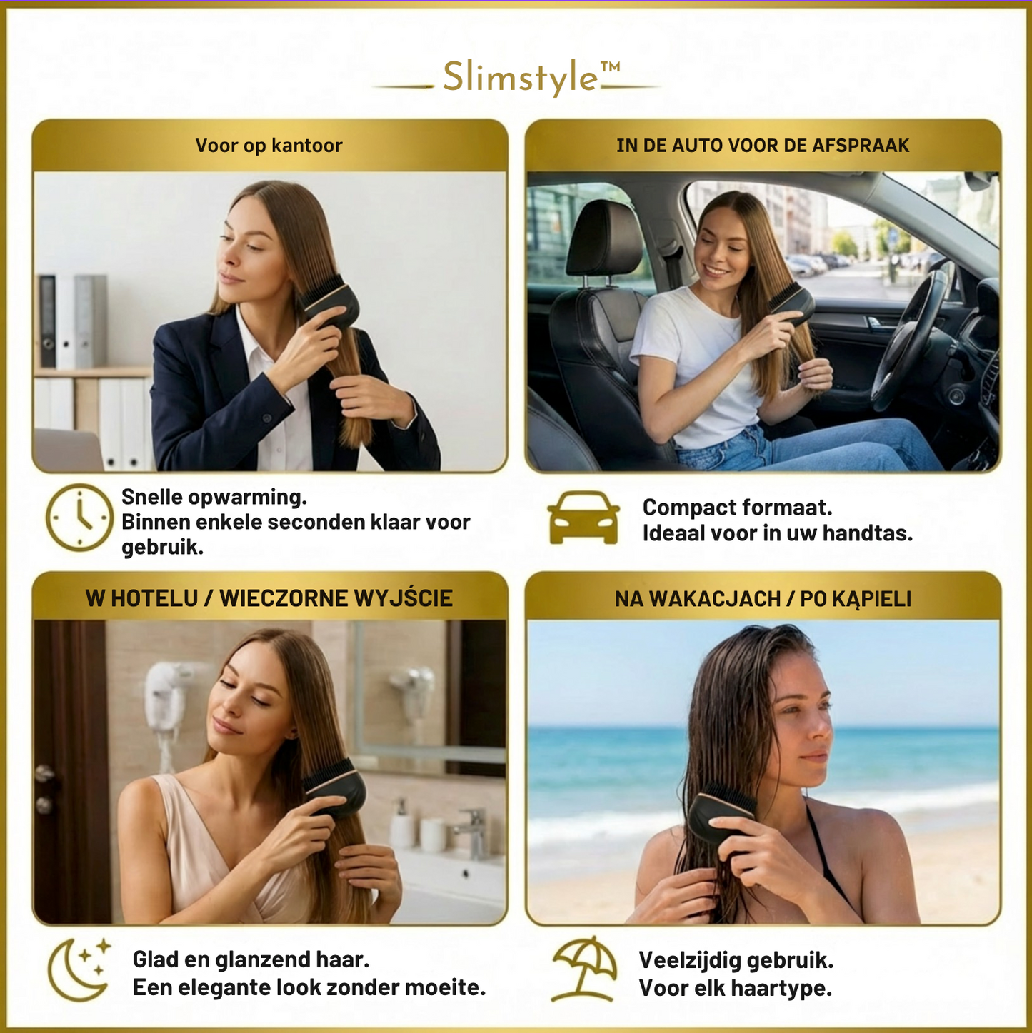 SlimStyle™ | Draadloze Stijltang – Compact, Oplaadbaar & Altijd Perfect Gestyled
