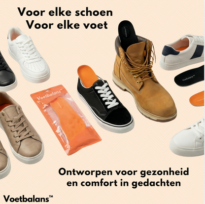 Voetbalans™ | Zeg Vaarwel Tegen Voetpijn – Orthopedische Inlegzolen voor Pijnvrij Lopen. 1+1 GRATIS