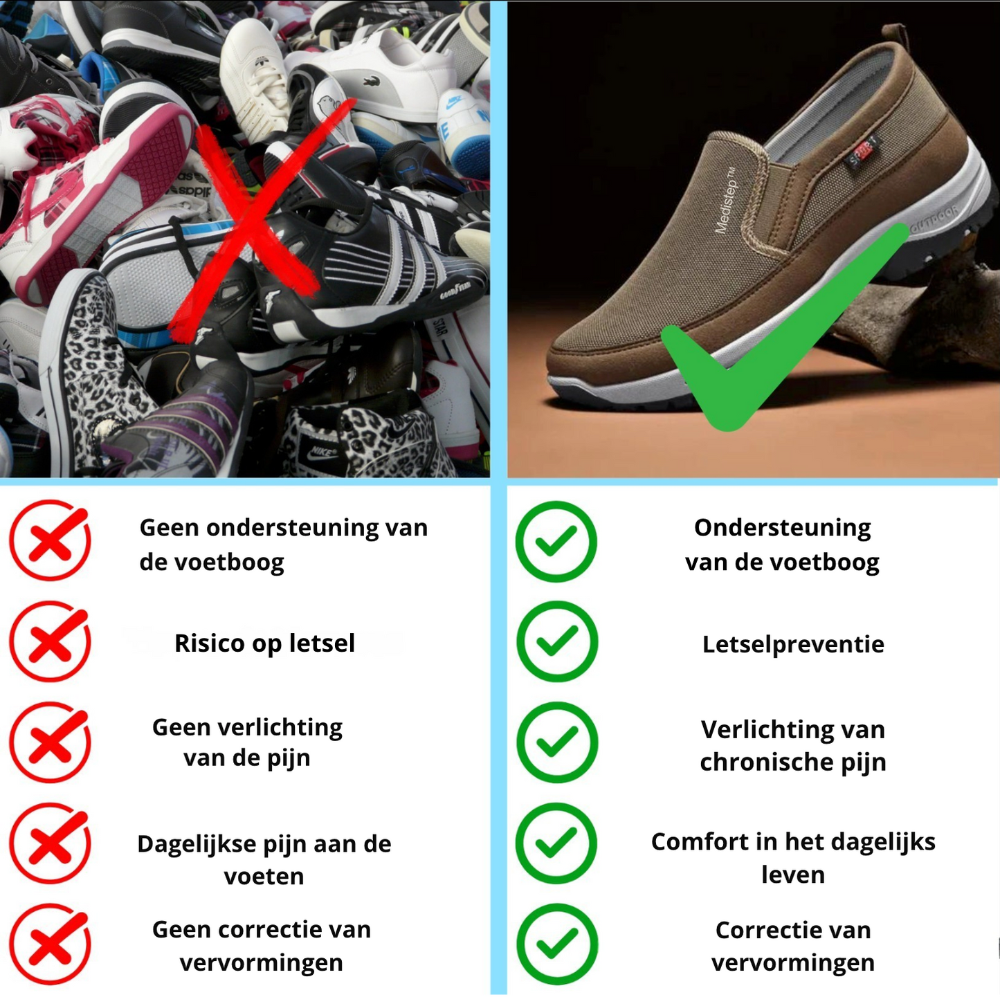 Medistep™ | Herontdek pijnvrij lopen, stap voor stap!