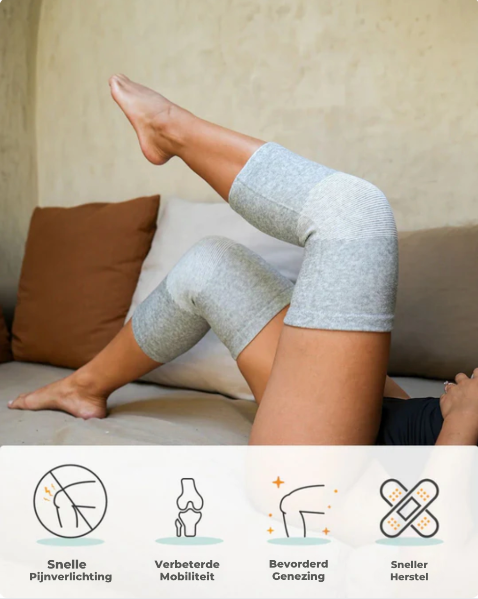KnieComfort™ | Directe pijnverlichting & natuurlijk herstel, Ondersteunt je knieën en vermindert de druk 1+1 GRATIS