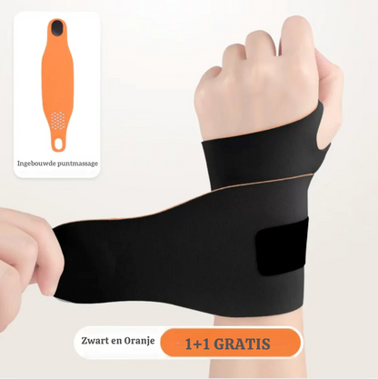 Polswrap™ | Verlicht polspijn direct en voorkom overbelasting bij elke activiteit 1+1 GRATIS